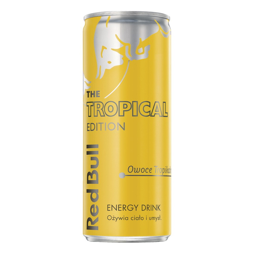 Napój energetyczny Red Bull Tropical Edition 250 ml puszka