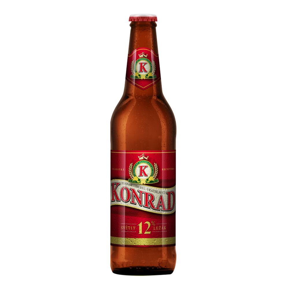 Piwo Konrad Ležák 12 Premium 5,2% 500 ml