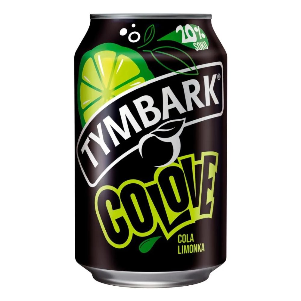 Napój Tymbark Colove Gazowany Cola Limonka 330 ml puszka