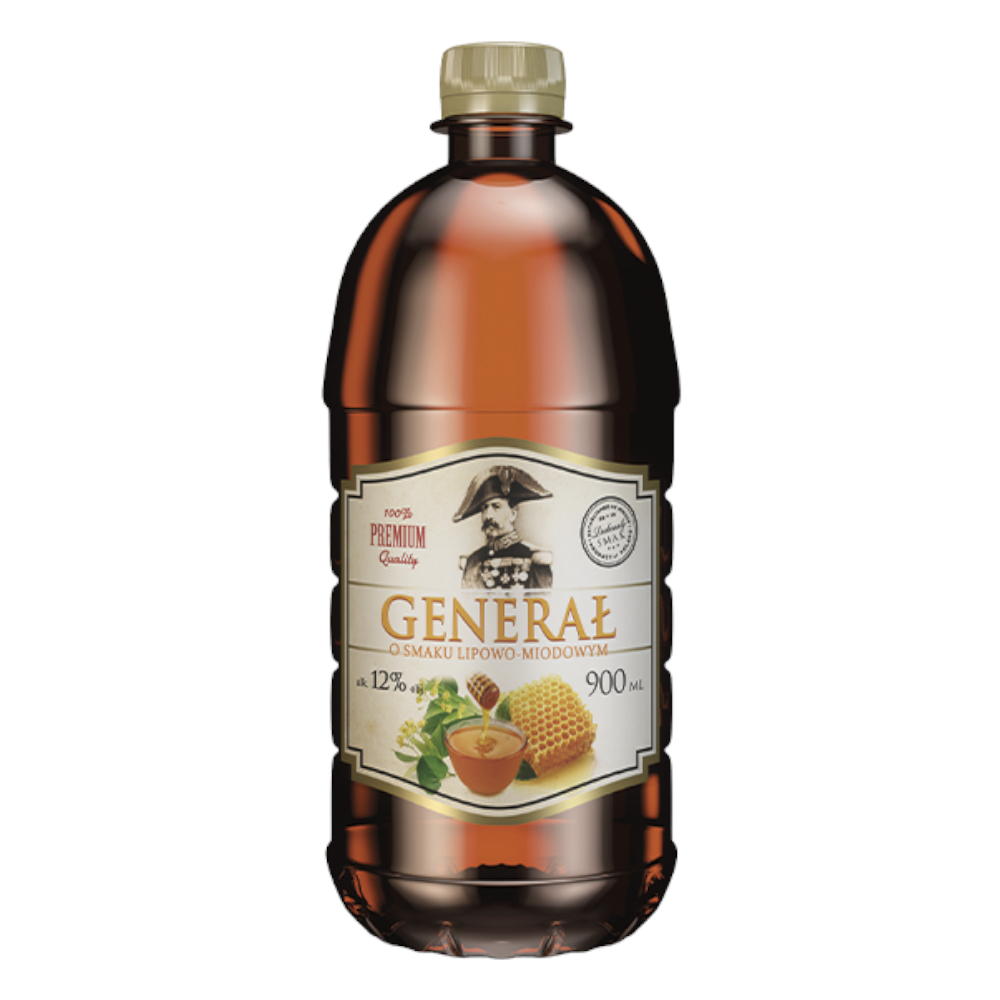 Nalewka Generał Lipowo Miodowy 12% 900 ml