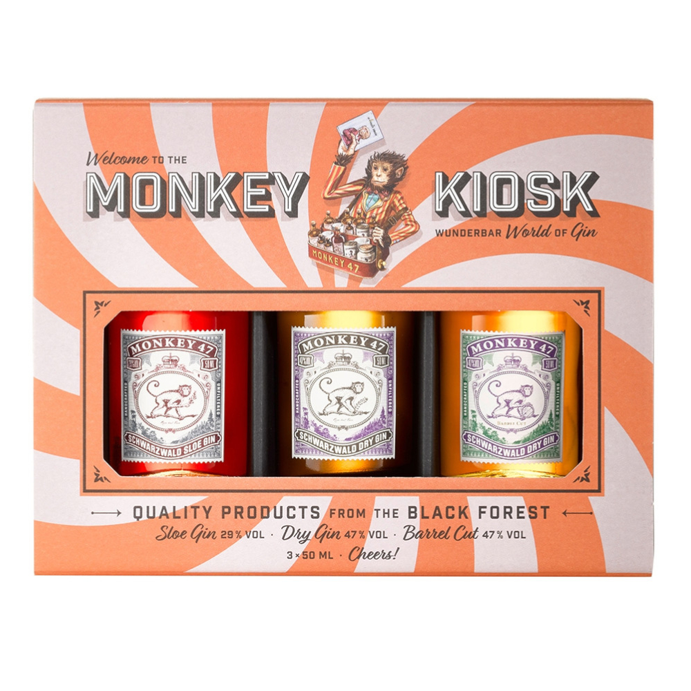 Gin Monkey Kiosk pack 41% 3x50 ml