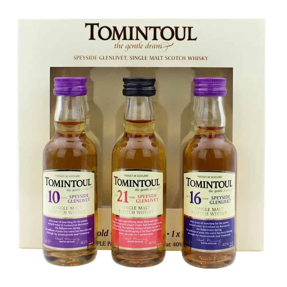 Whisky Tomintoul Pack 40% 3x50 ml