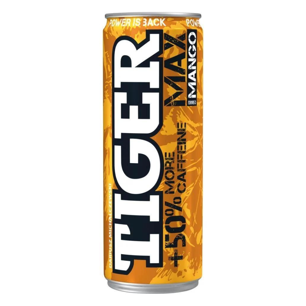 Napój energetyczny Tiger Mango 250 ml Puszka