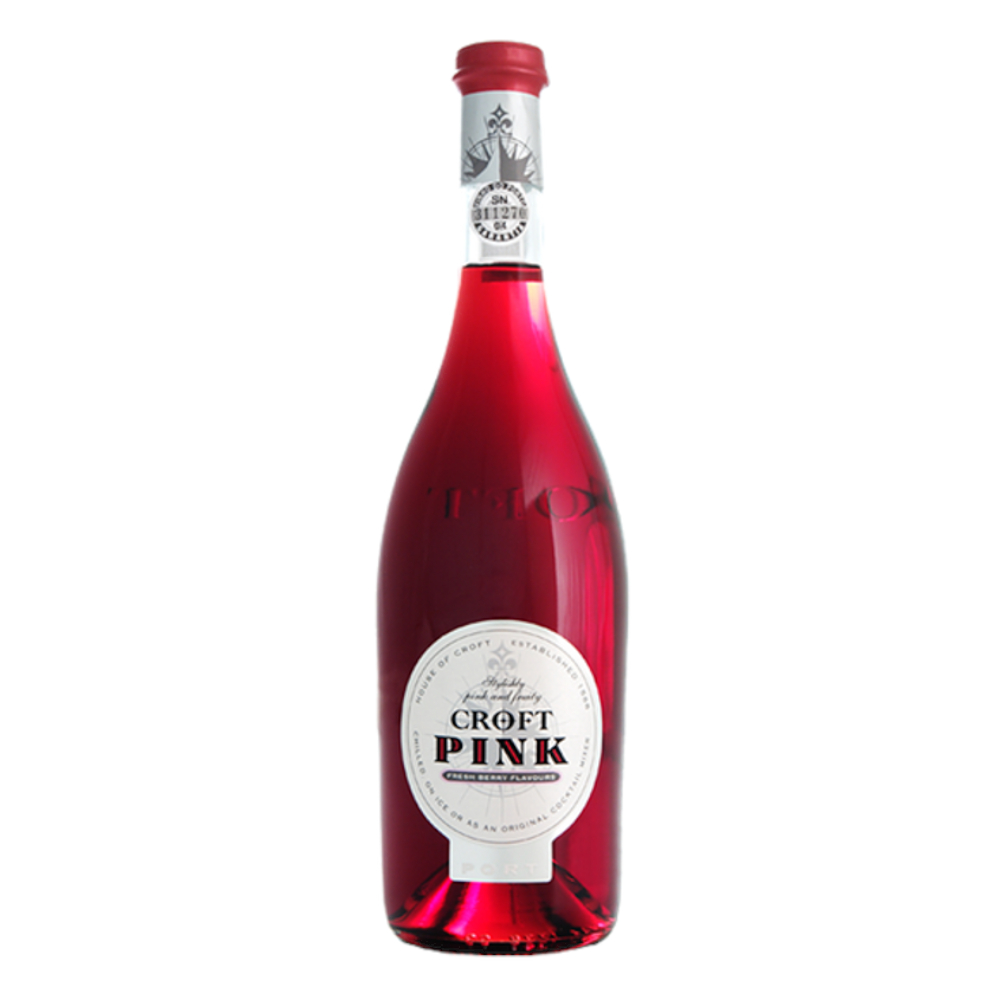 Wino Porto Croft Pink 19,5% różowe słodkie 750 ml