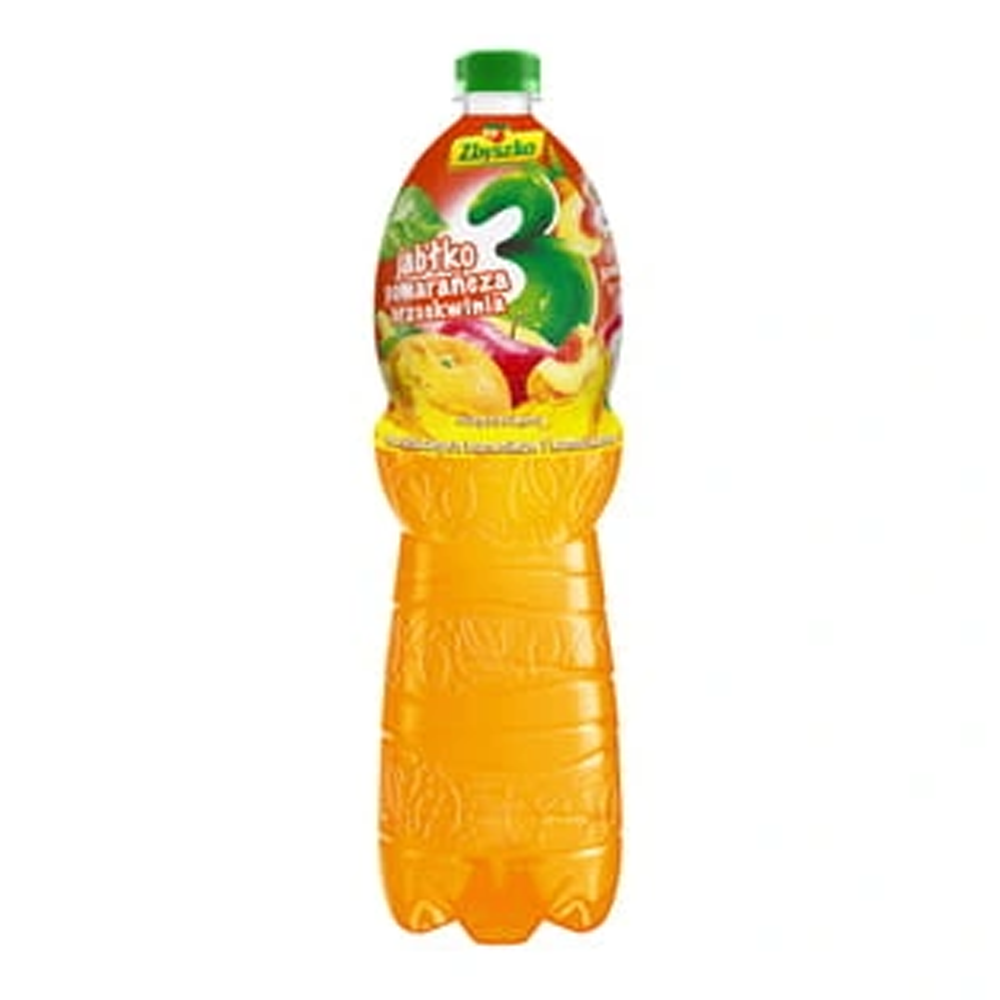 Napój Zbyszko Jabłko-Pomarańcza-Brzoskwinia niegazowana 1750 ml