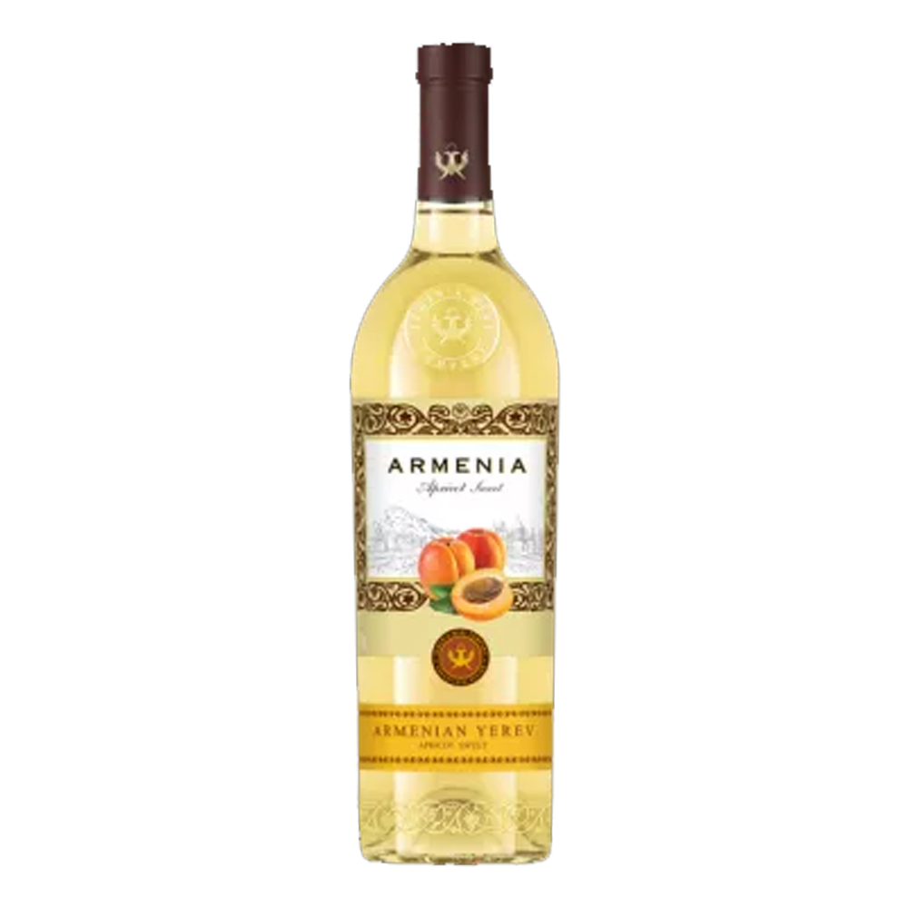 Wino Armenia Yerev Apricot 11,5% białe półsłodkie 750 ml