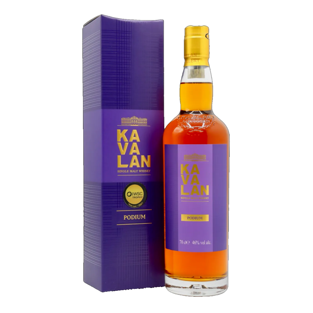 Whisky Kavalan Podium 46% 700 ml zestaw