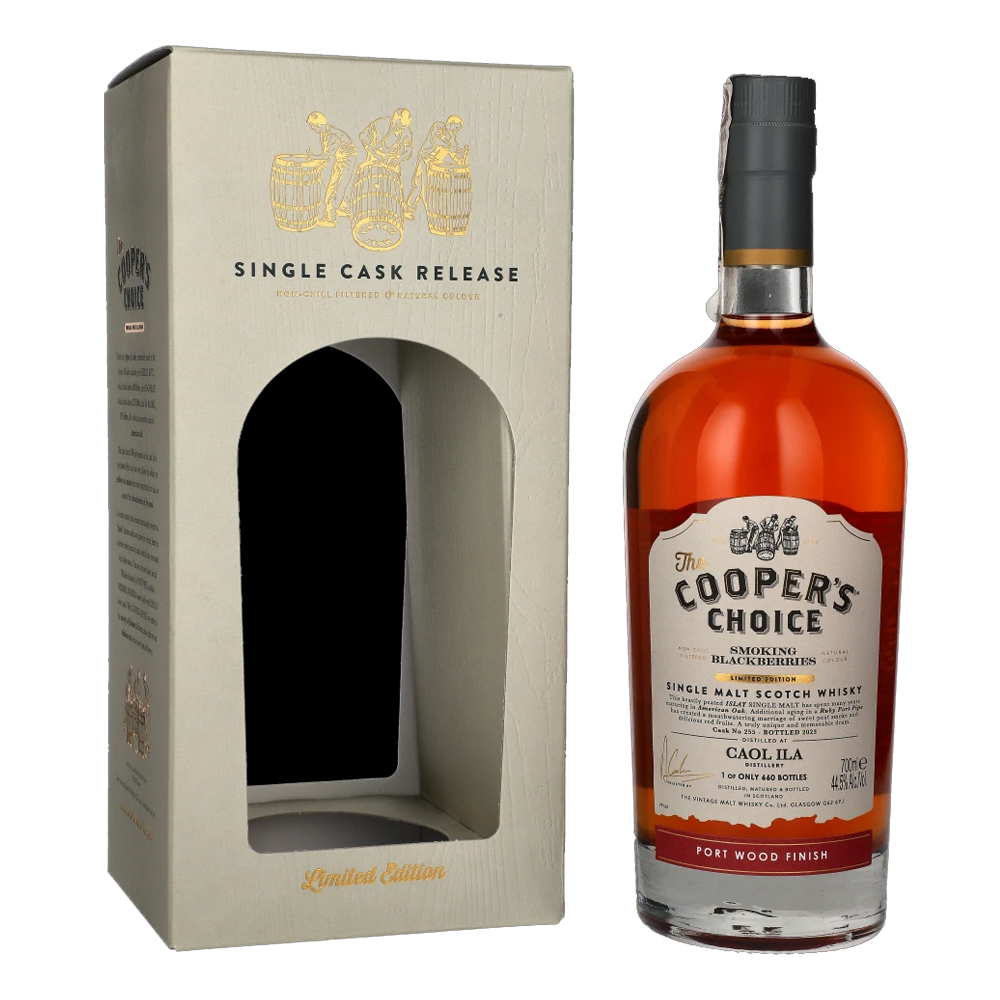 Whisky Coopers Choice Caol Ila Smoking Blackberries 44,5% 700 ml