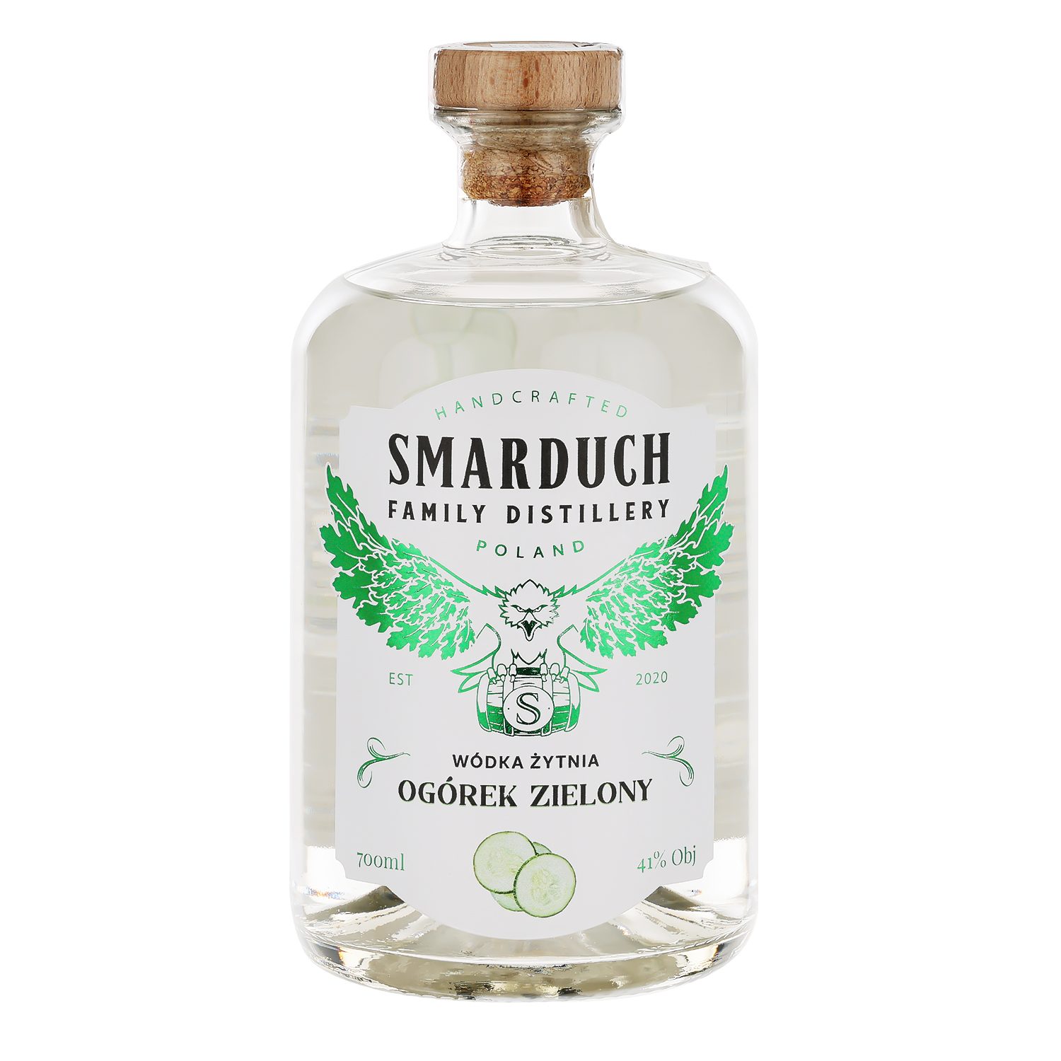Wódka Żytnia Ogórkowa 41% 700 ml