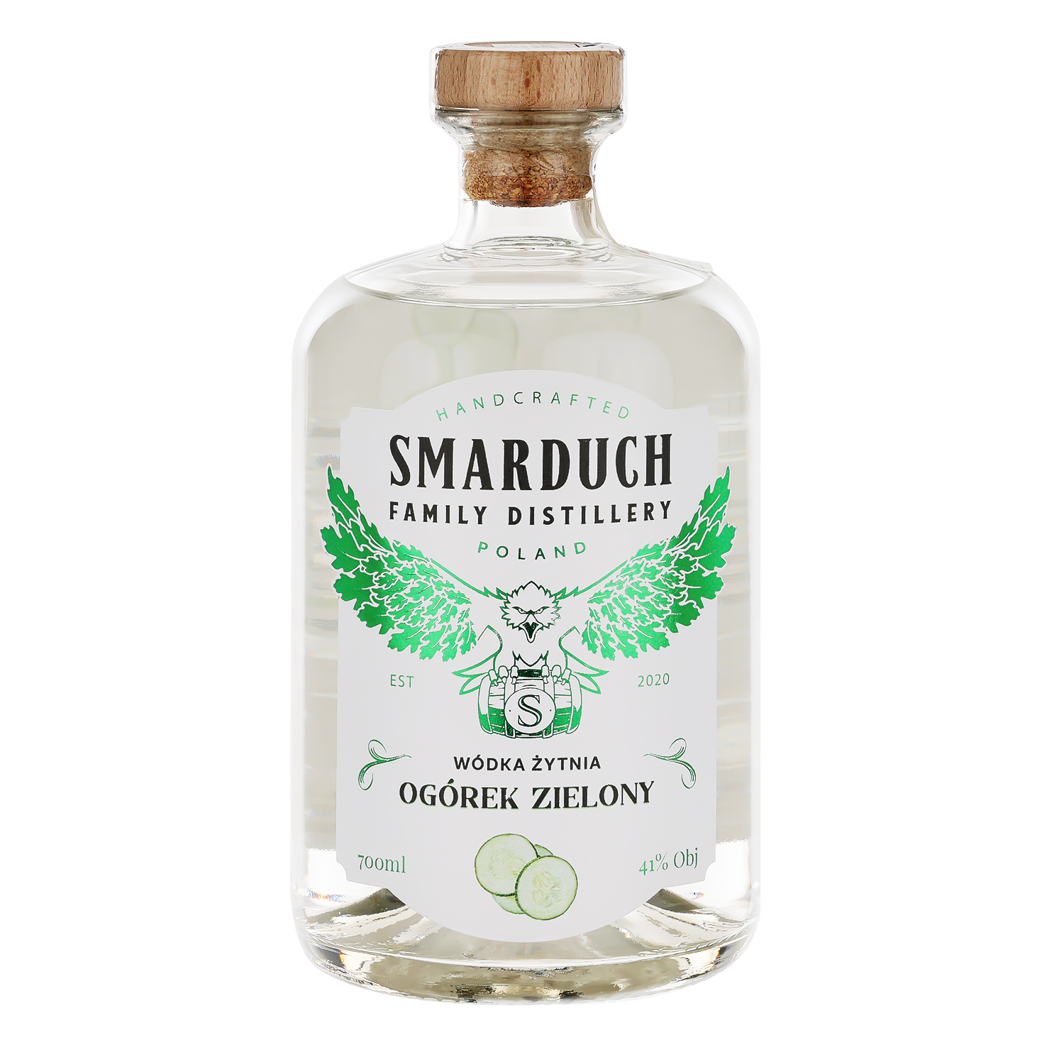 Wódka Żytnia Ogórkowa 41% 700 ml