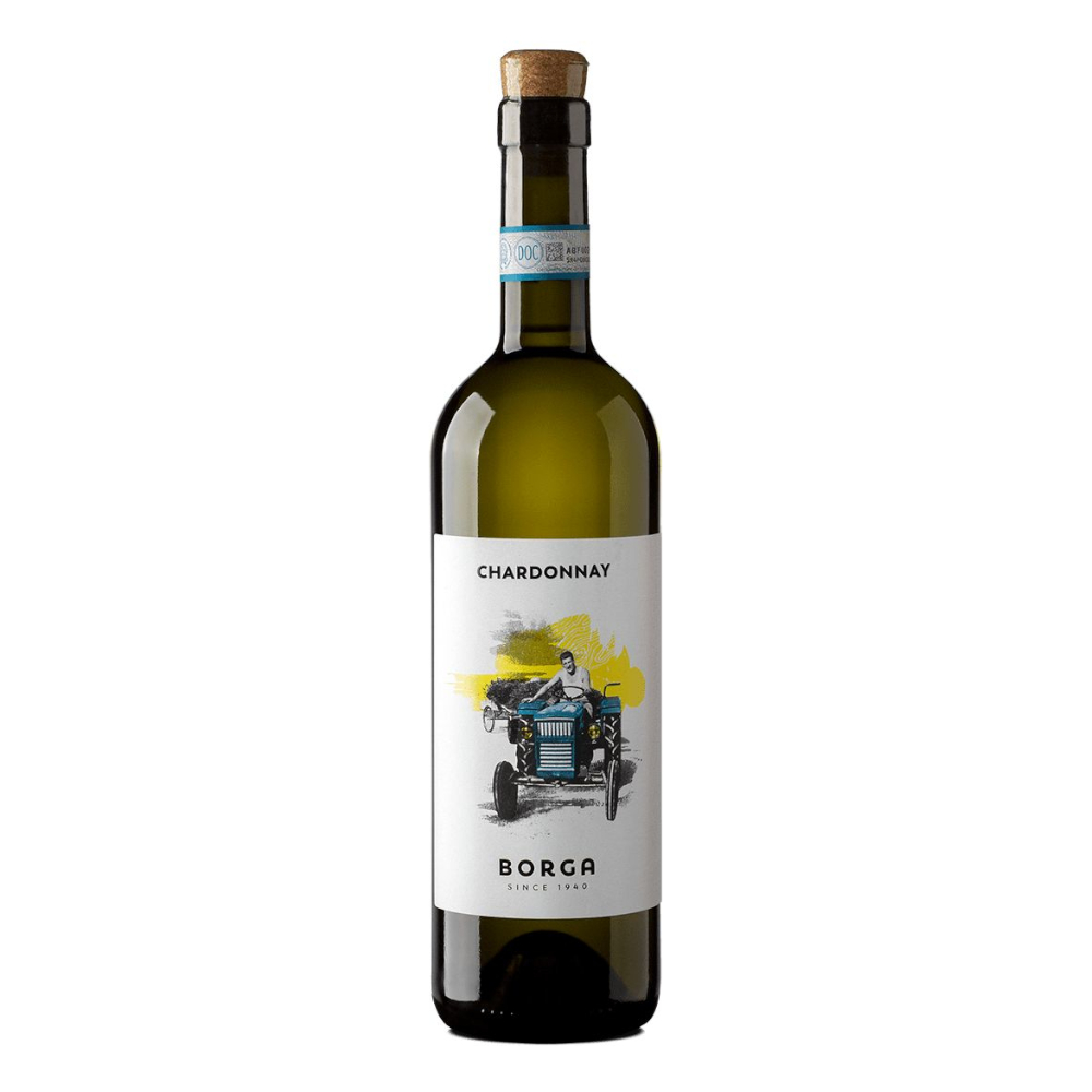 Wino Cantine Borga Chardonnay D.O.C. Venezia 13% białe wytrawne 750 ml