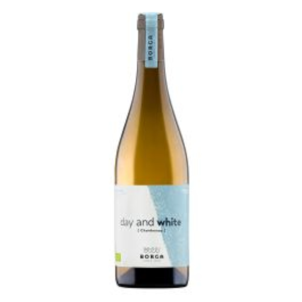 Wino Cantine Borga Day & White - Organic Chardonnay 13% białe wytrawne 750 ml
