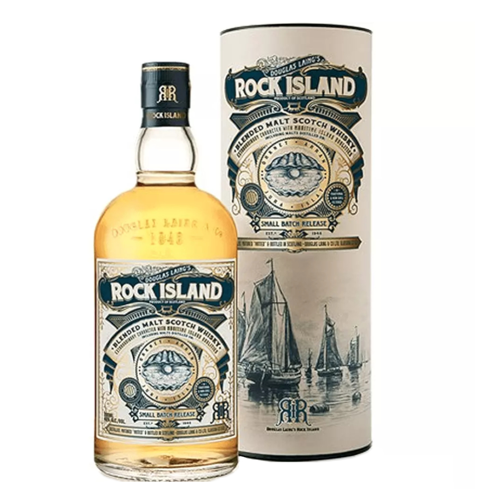 Whisky Rock Island 46,8% 700 ml tuba