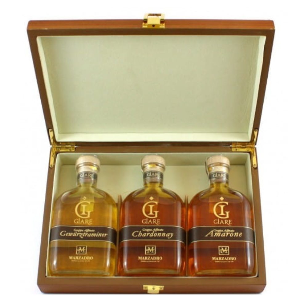 Grappa Le Giare Set Degustacyjny 3 x 200 ml 41-45%