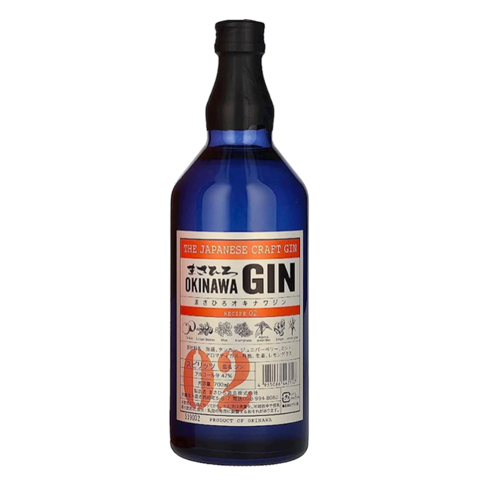 Gin Masahiro Okinawa Craft Recipe 02 47% 700 ml kartonik