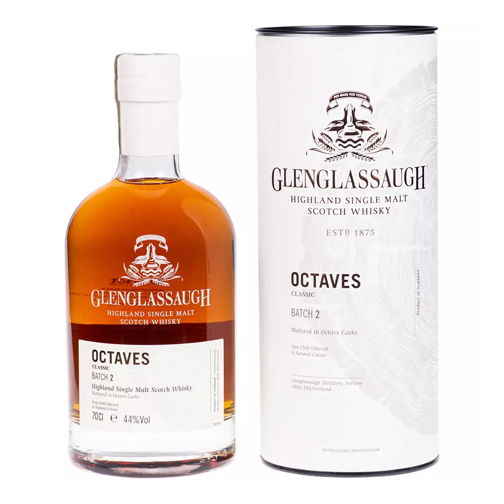 Whisky Glenglassaugh Octave Batch 2 44% 700 ml zestaw