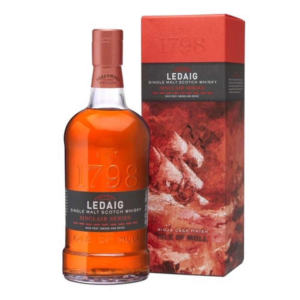 Whisky Ledaig Sinclair Rioja Cask 46,3% 700 ml kartonik