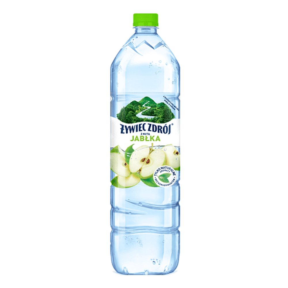Woda Żywiec Zdrój z Nutą Jabłka niegazowana 1200 ml DRS
