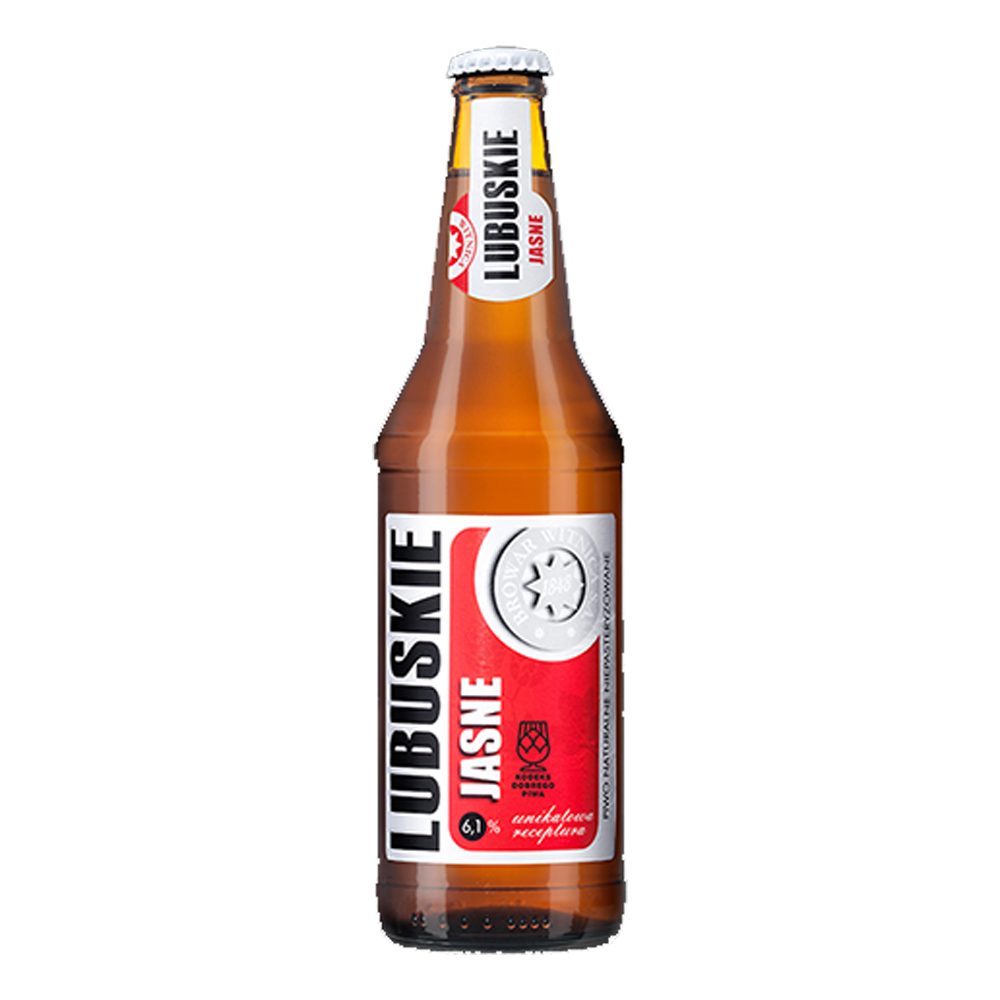 Piwo Lubuskie Jasne 6,1% 500 ml