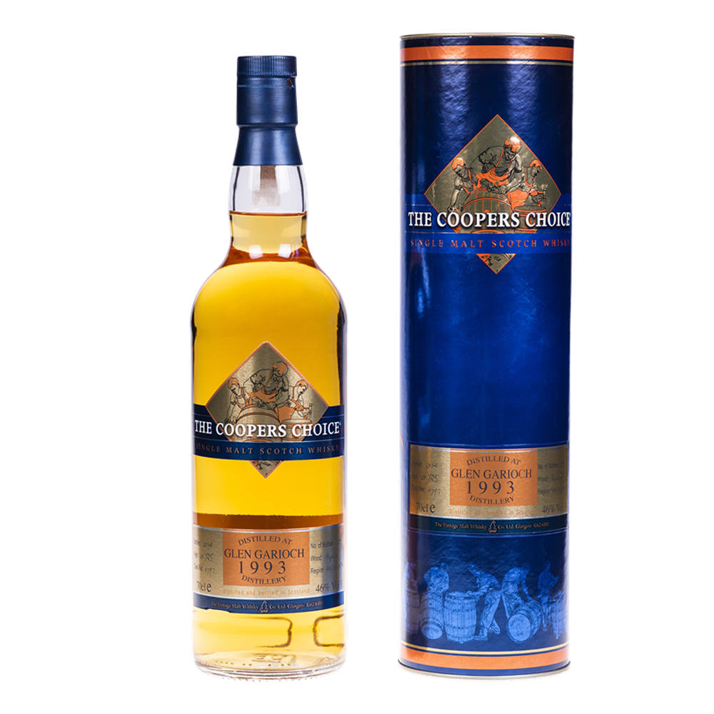 Whisky Cooper's Choice Glen Garioch 46% 700 ml zestaw
