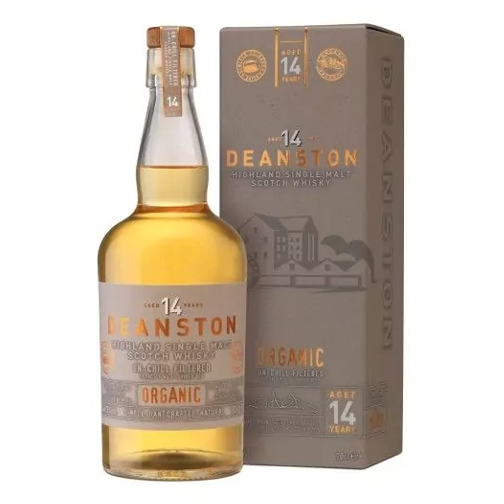 Whisky Deanston 14 YO Organic 46,3% 700 ml zestaw