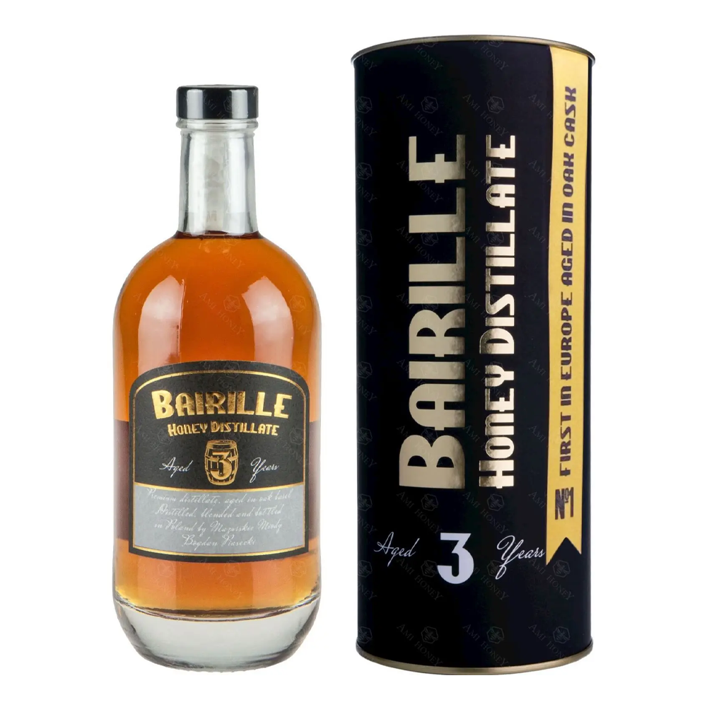 Wódka Okowita Miodowa Bairille 40% 500 ml tuba