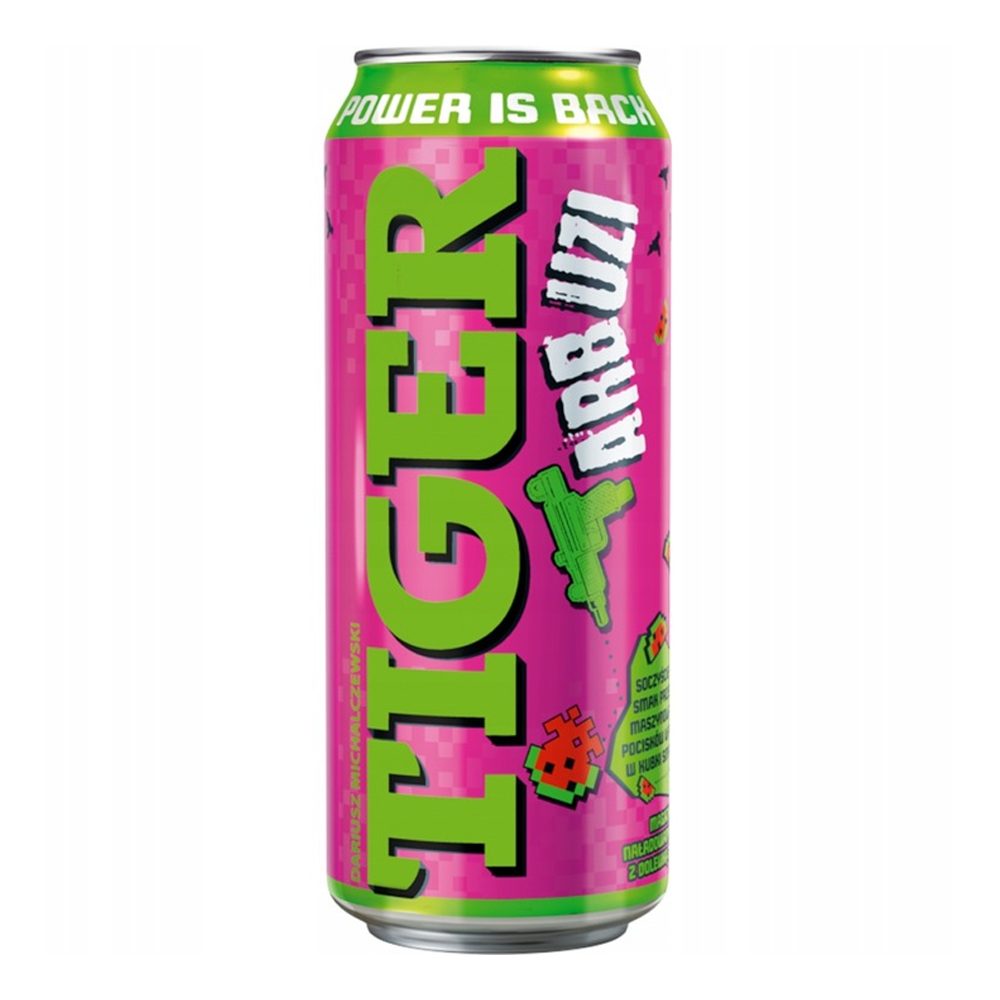 Napój energetyczny Tiger Arbuz 500 ml puszka