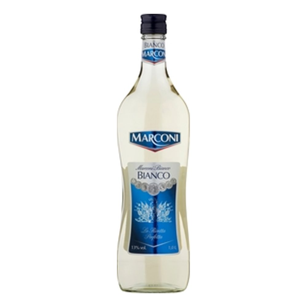 Wino Marconi Bianco 13% białe słodkie 1000 ml