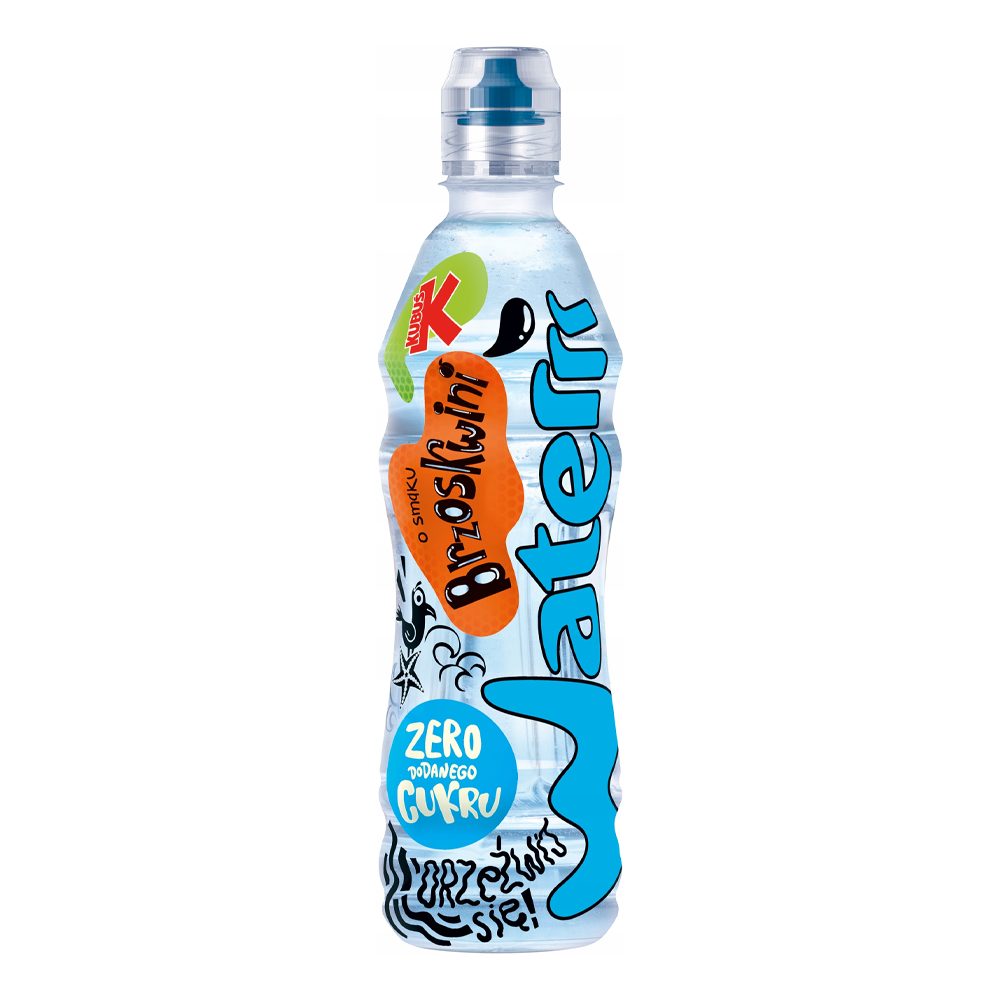 Napój Kubuś Waterrr Brzoskwinia z Sokiem niegazowany 500 ml