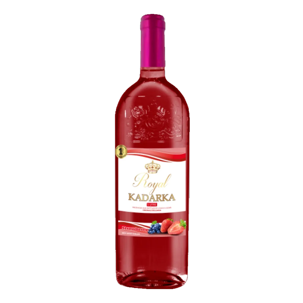 Wino Kadarka Fruit Strawberry 11,5% czerwone półsłodkie 1000 ml