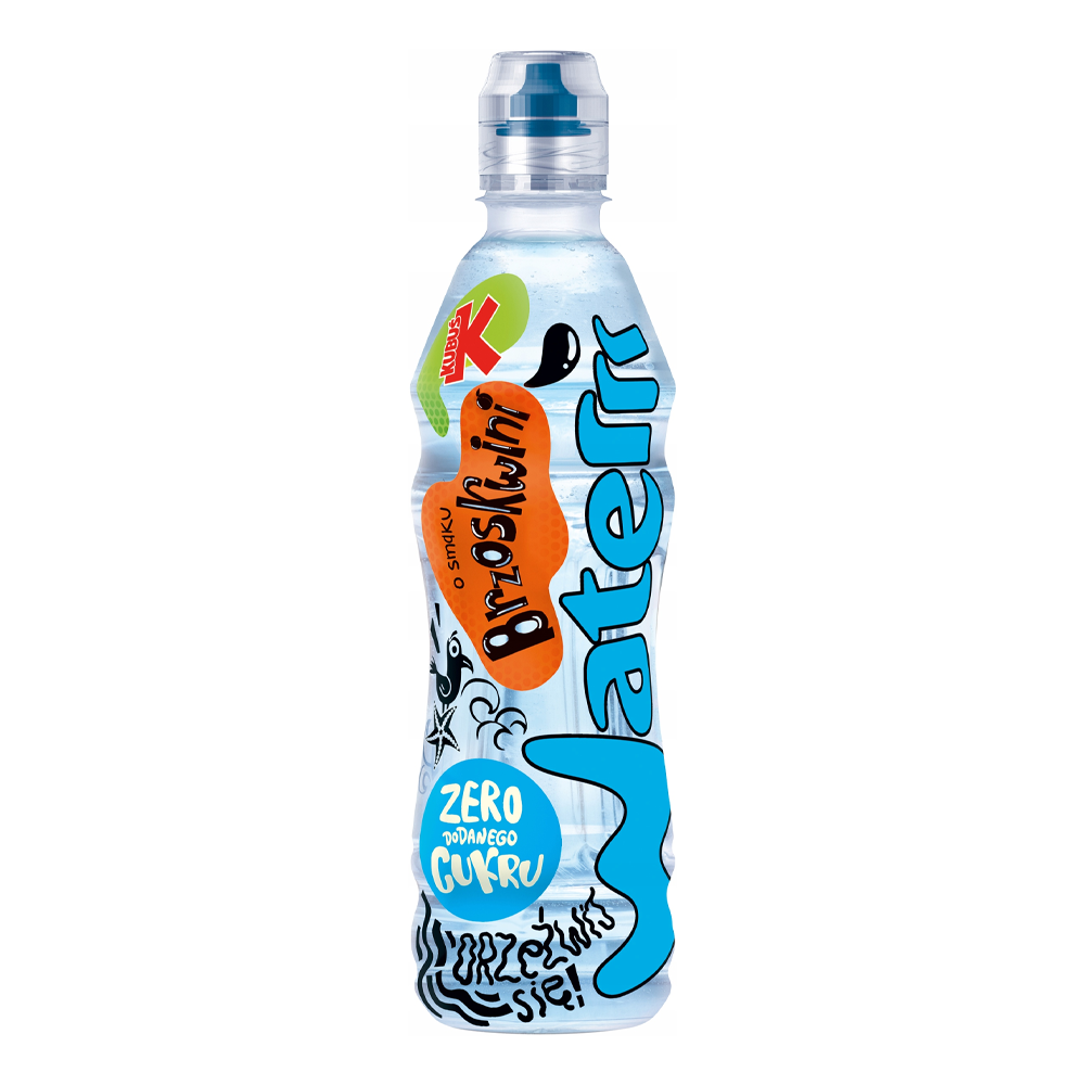 Napój Kubuś Waterrr Brzoskwinia z Sokiem niegazowany 500 ml