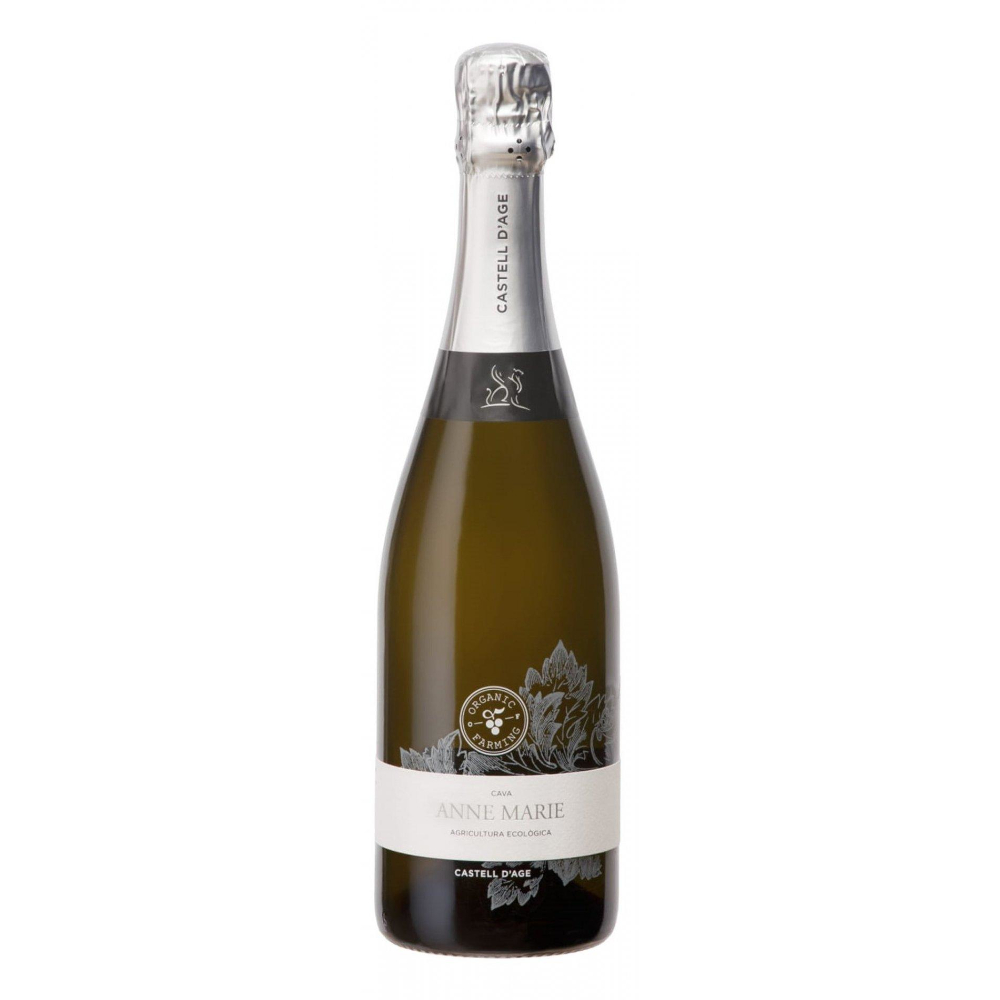Wino Musujące AnneMarie Cava Brut Reserva BIO 12% białe wytrawne 750 ml