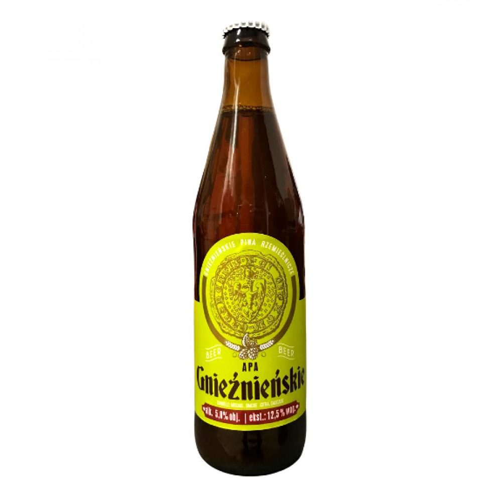 Piwo Gnieźnieńskie Apa 5% 500 ml