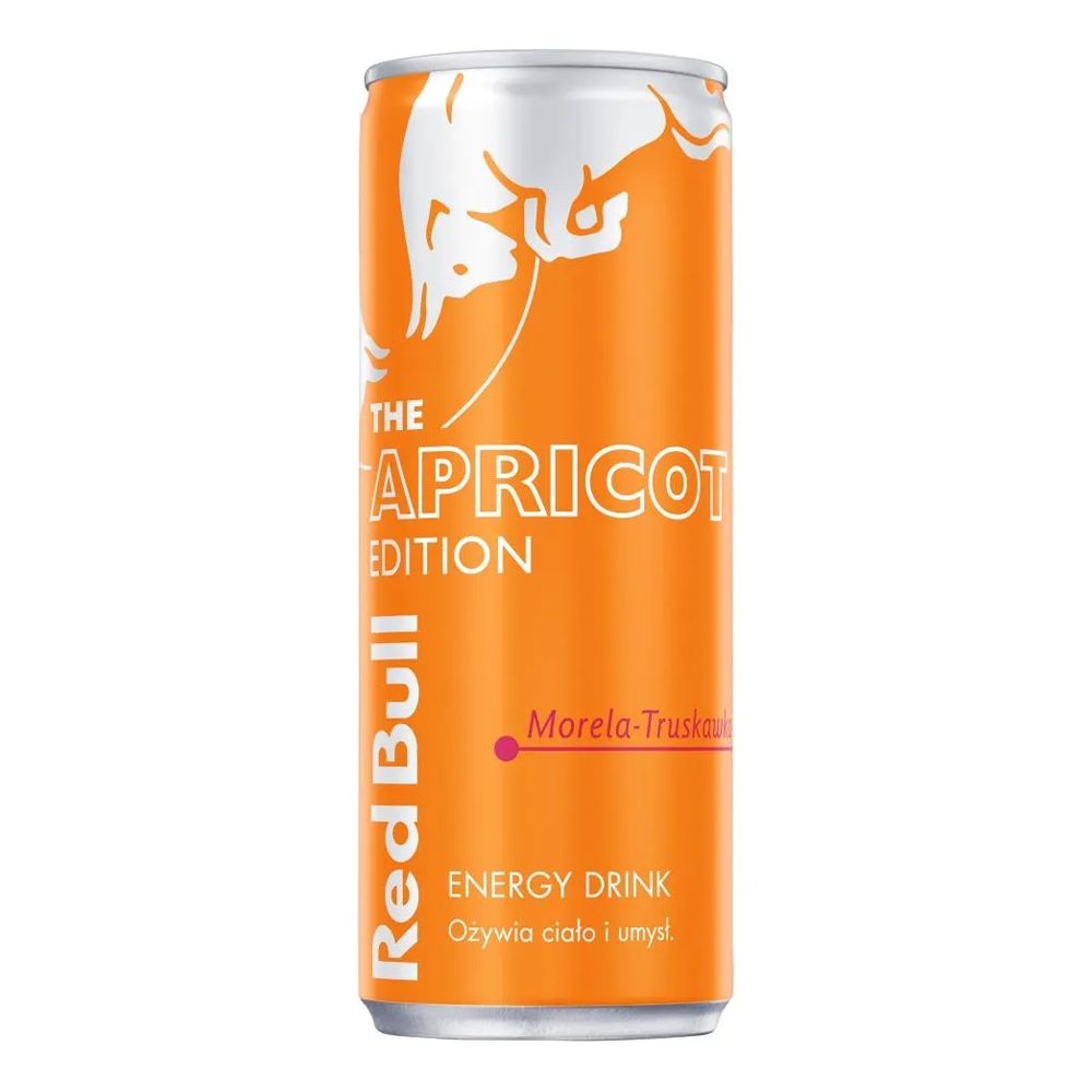 Napój energetyczny Red Bull Summer Morela Truskawka 250 ml puszka
