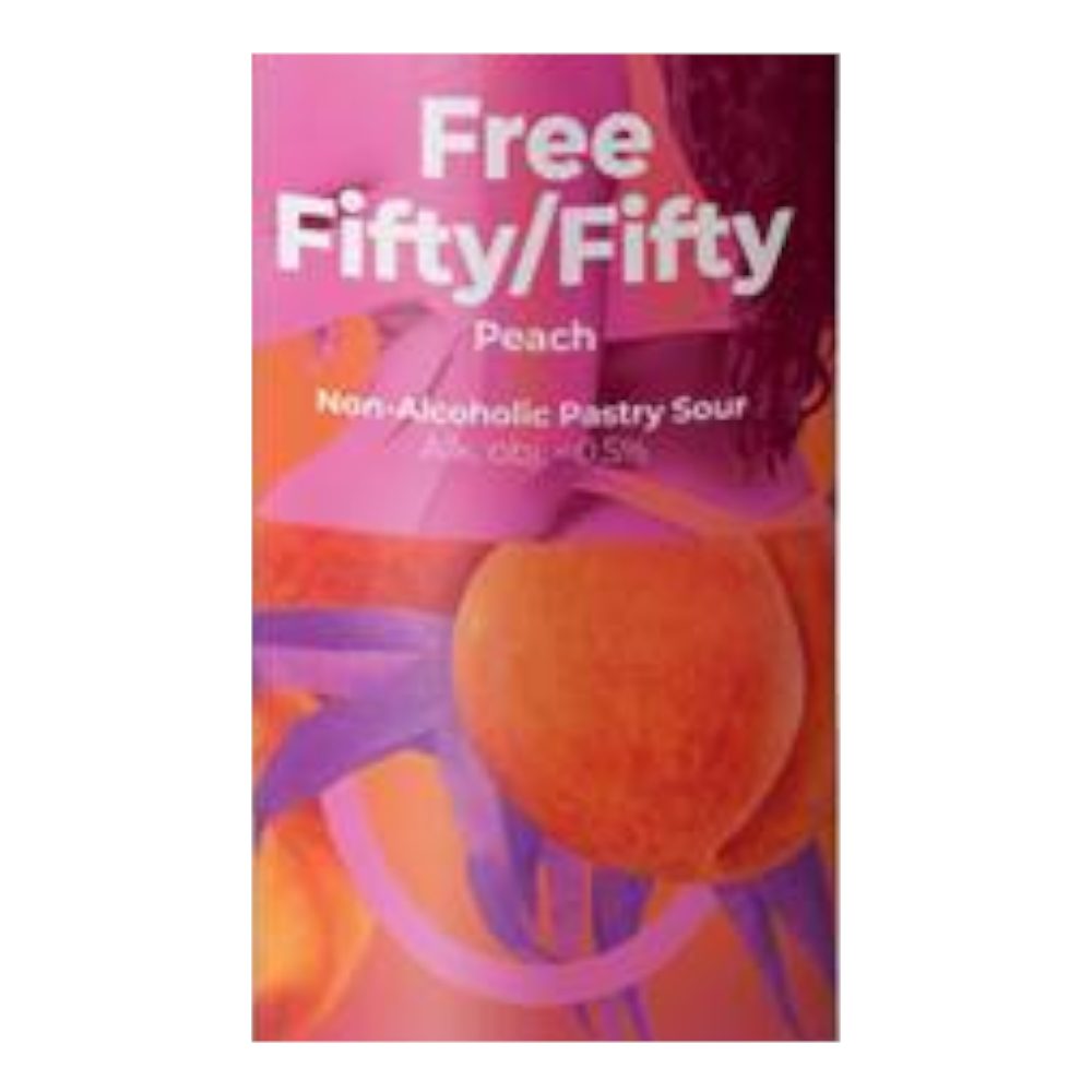Piwo Free Fifty/Fifty Peach 0% 500 ml