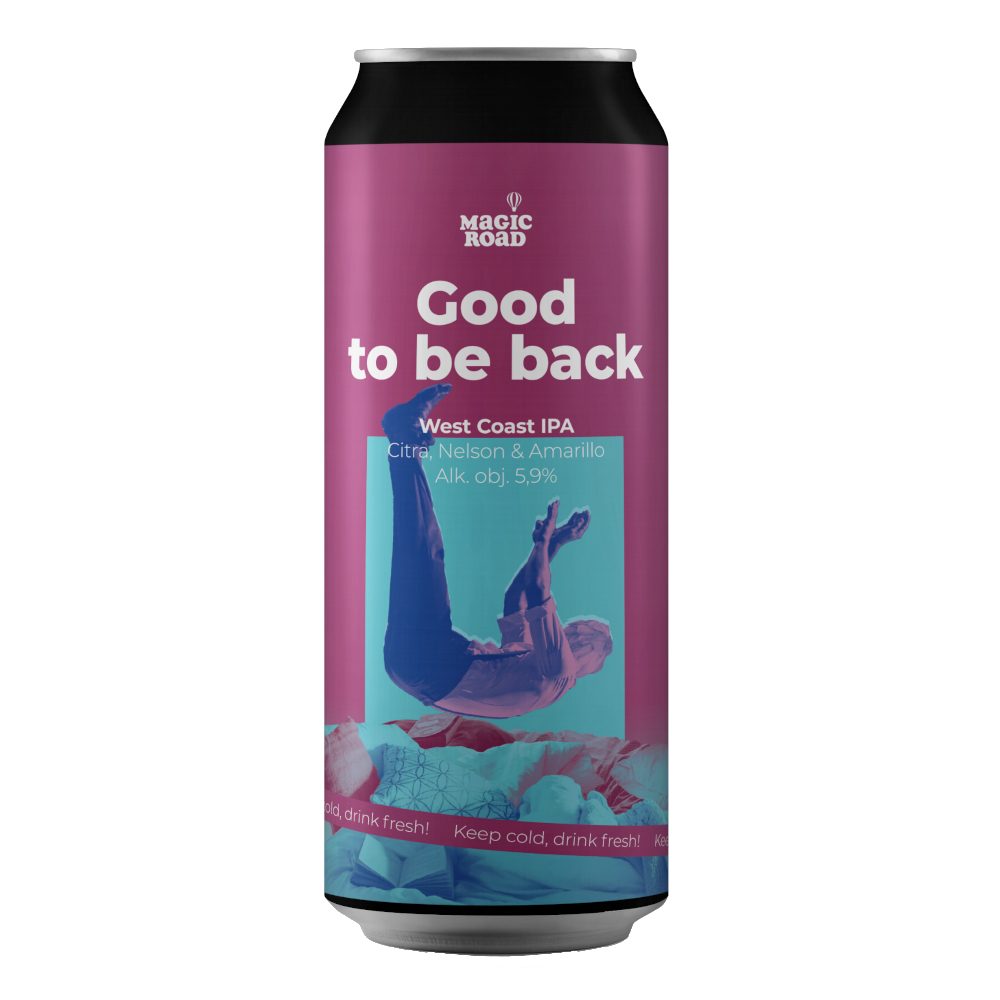 Piwo Good to be back 5,9% 500 ml