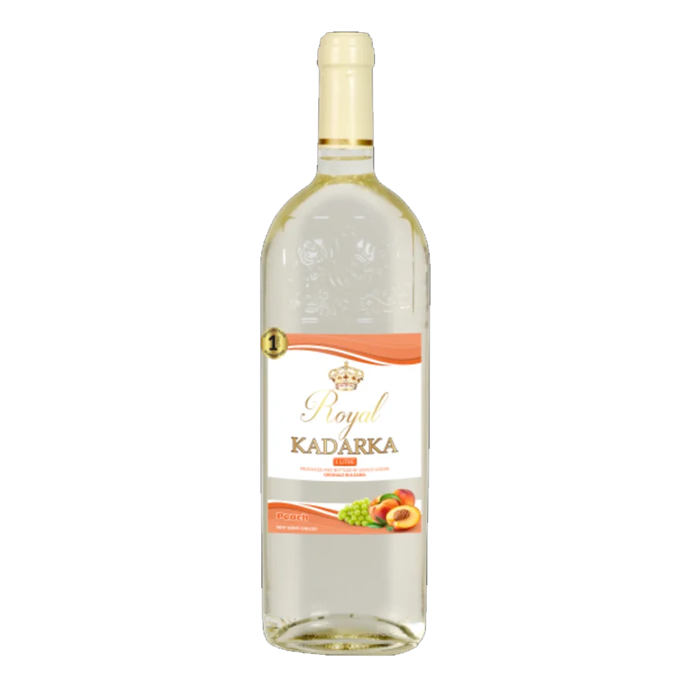 Wino Kadarka Fruit Peach 11,5% białe półsłodkie 1000 ml