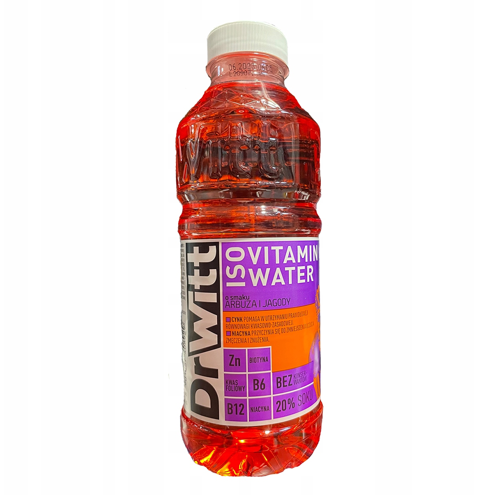 Napój Dr Witt Iso Vitamin Water Arbuz Jagoda 550 ml
