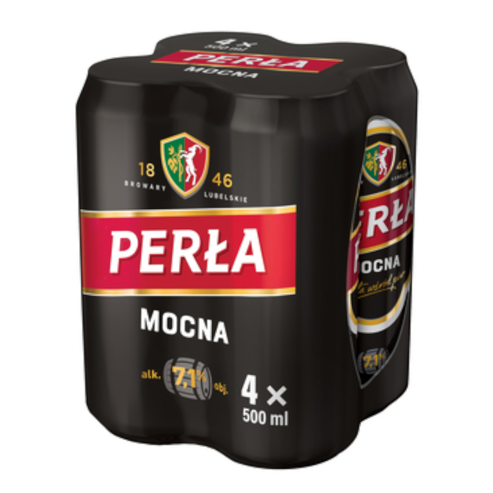 Piwo Perła Mocne 8% 500 ml 4-pak puszka