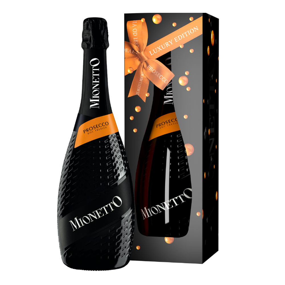 Wino Mionetto Prosecco D.O.C. Treviso Luxury  11% białe wytrawne 750 ml musujące kartonik