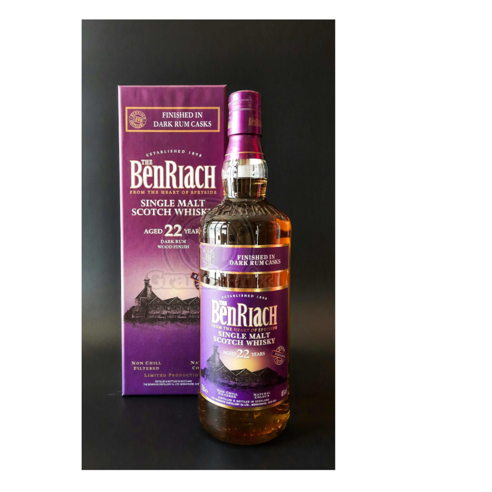 Whisky Benriach 22 YO Dark Rum Finish 46% 700 ml