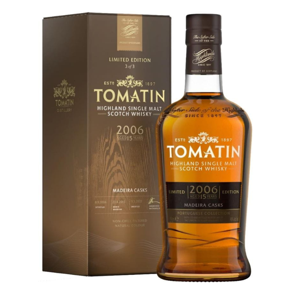 Whisky Tomatin 15 YO Port Cask Madeira 46% 700 ml