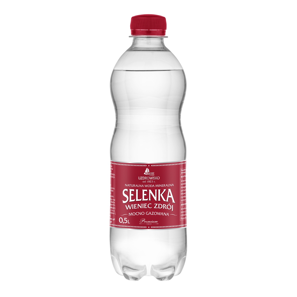 Woda Selenka mocny gaz 500 ml