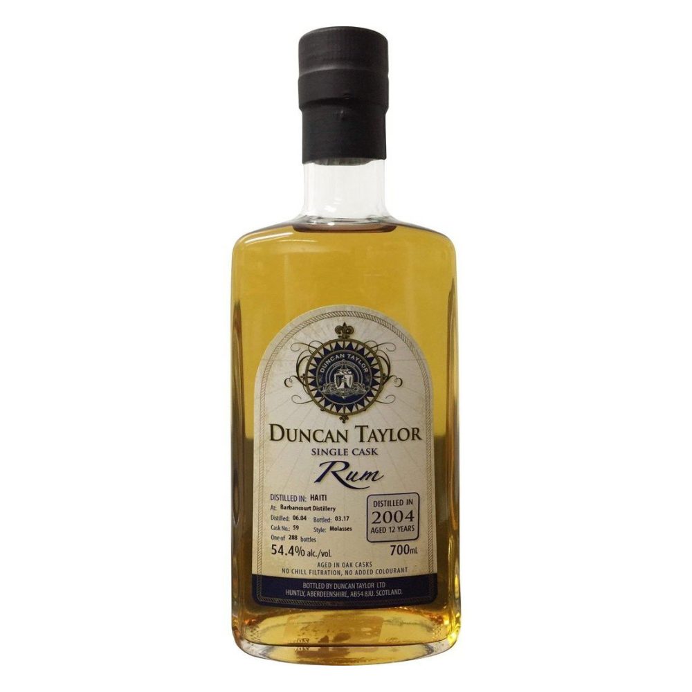 Rum Duncan Taylor Haiti Barbancourt 2004 54,4% 700 ml