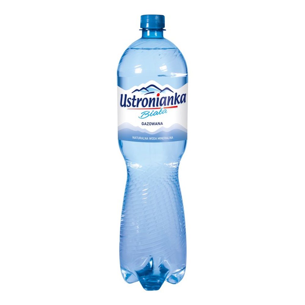 Woda Ustronianka Mineralna gazowana 1500 ml