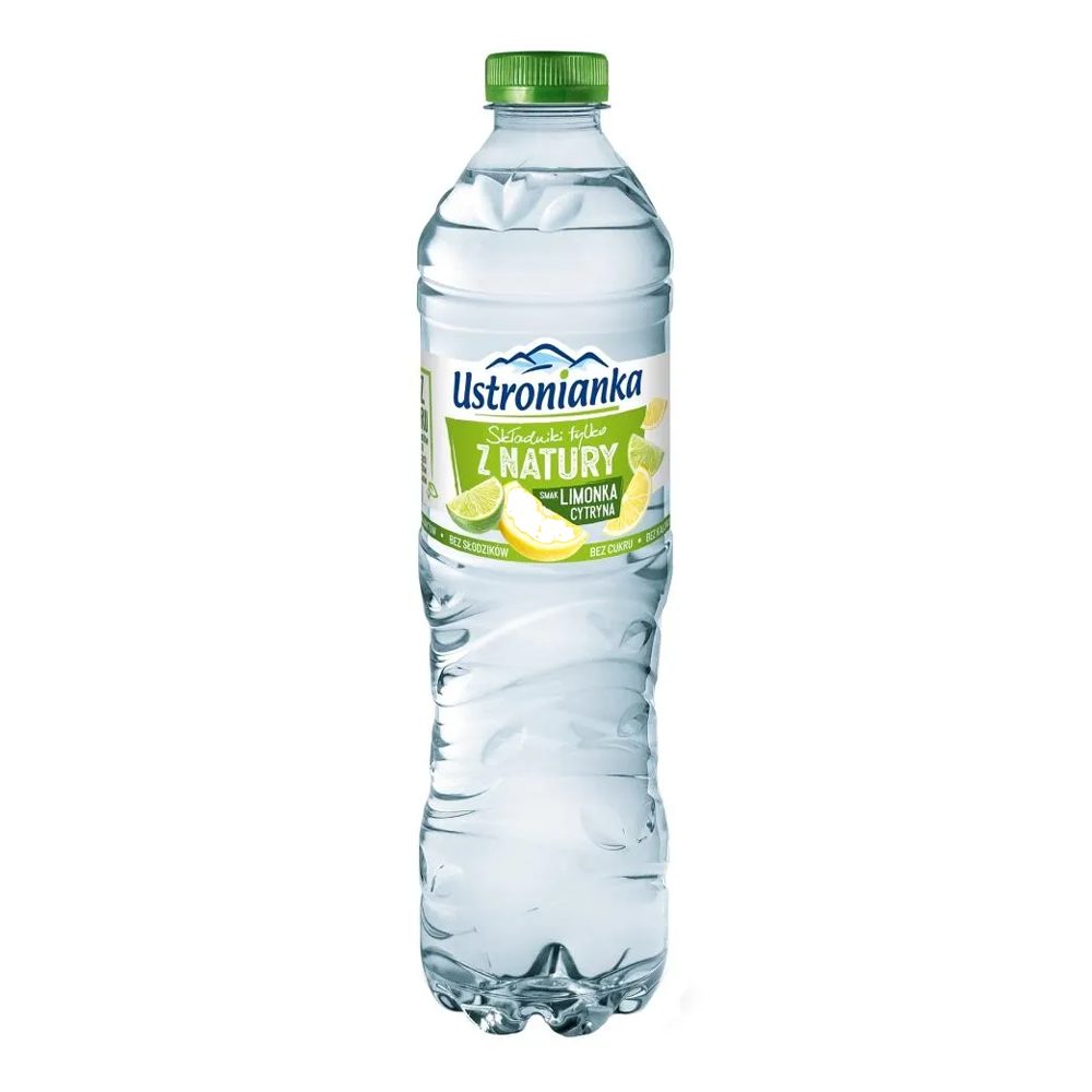 Woda Ustronianka O Smaku Cytryny Z 20% Soku niegazowana 1500 ml