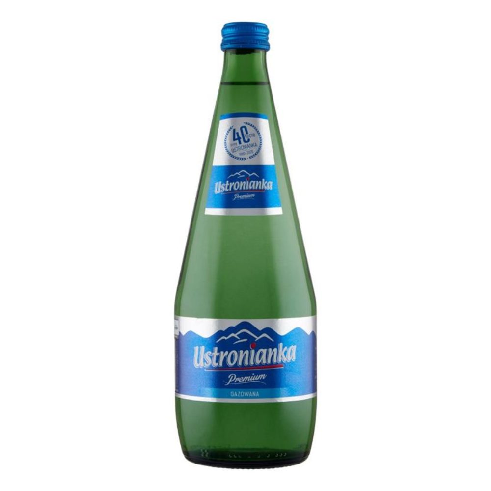 Woda Ustronianka Szkło gazowana 700 ml