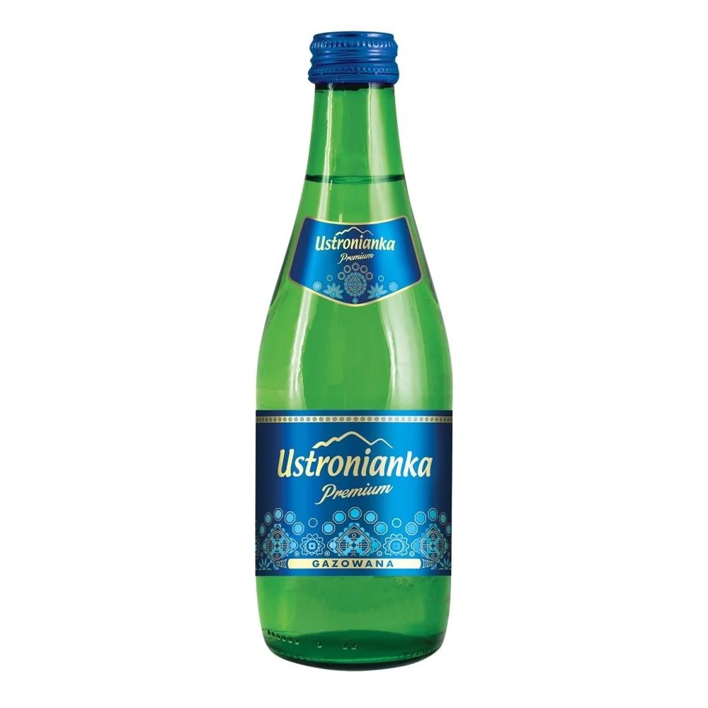 Woda Ustronianka gazowana 330 ml