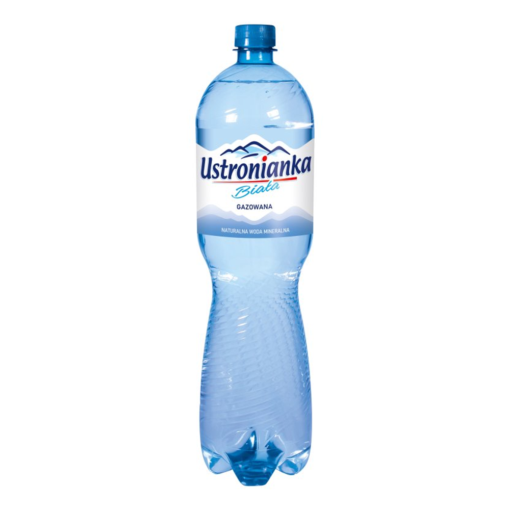 Woda Ustronianka Mineralna gazowana 1500 ml