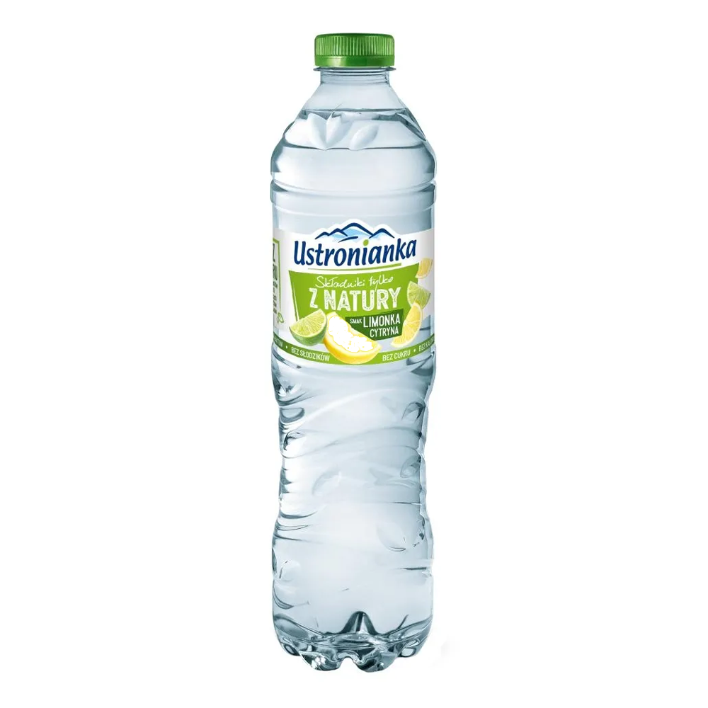 Woda Ustronianka O Smaku Cytryny Z 20% Soku niegazowana 1500 ml